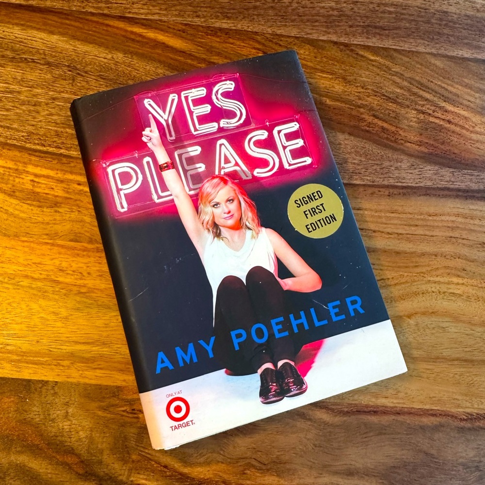 Yes Please by Amy Poehler Signed First Edition - Hardcover Book